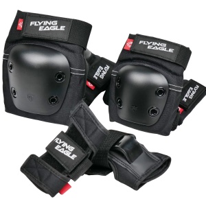 Set Echipament De Protectie FlyingEagle Valiant, Negru