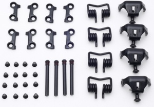 Set piese de schimb HT Components pentru mecanism pedalier MTB, Gravel, X3, negru
