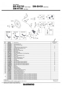 SM-MA surub conversie Shimano (M5 x 21.8) pt. 15mm grosime spate (BR-RS785)