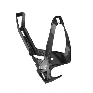 Suport bidon Elite Rocko Carbon, black gloss/white