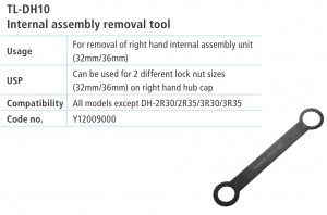 TL-DH10 cheie fixa Shimano pentru butuci cu dinam
