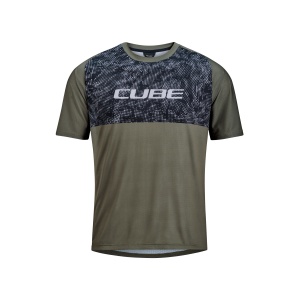 Tricou CUBE MTB MATRIX TM S/S Olive