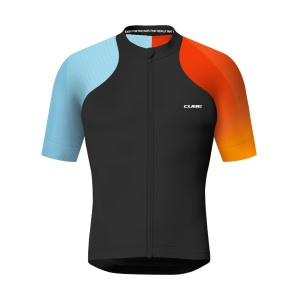 Tricou CUBE Road/XC Teamline S/S Black