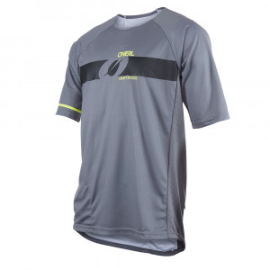 Tricou O'Neal Pin It Jersey Gray/Neon Yellow