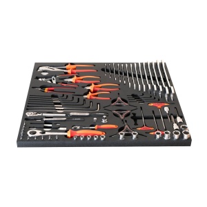 Unior SET4-2600AC Set Scule Dinamometrice Si Clesti 74 Piese Rosu