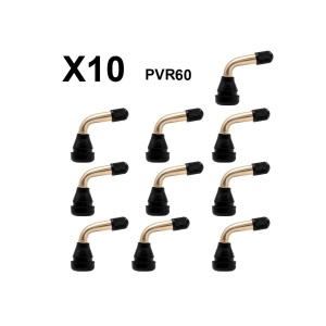 Valve tubeless curbate PVR60 - Set 10 bucati