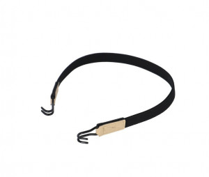 XLC tensioning strap with 2 hooks 20mm x 650/850mm, black/brown