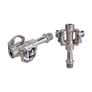 Xpedo M-Force 8 CR Pedale SPD MTB Argintiu 9/16 Inch Double Sided