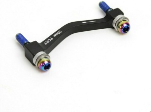 Adaptor SRAM 20P Post Mount CPS+Standard vorne 180mm, hinten 160mm Rotor, rainbow