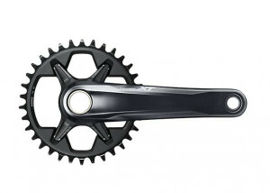 Angrenaj pedalier SHIMANO DEORE XT FC-M8120-1, fara foaie, brat 175mm, pt. 12 vit. pe spate, hollowtech 2