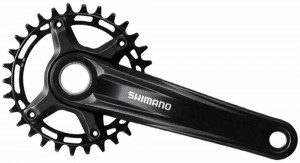 Angrenaj pedalier Shimano FC-MT510-1, pt. 12 vit. pe spate, 2-buc FC, 170mm, 34T