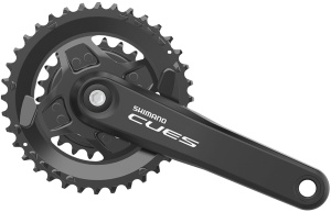 Angrenaj Pedalier Shimano FC-U4000-2 CUES, 36x22T, Brat 170mm, pentru 9/10/11 Viteze, Fără CG, Incl. Șuruburi, Ambalat Individual.