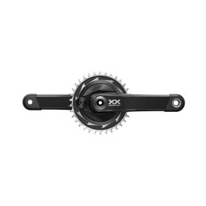 Angrenaj pedalier SRAM Quarq XX SL Eagle T-Type, 170 mm, 34T, DUB, carbon, AXS, compatibil Flight Attendant