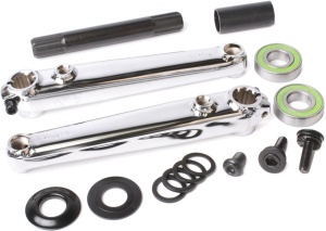 Angrenaj Sunday Saker Crankset, 170 mm, Crom, 3 piese, 19 mm