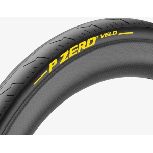 Anvelopa tubulara PIRELLI P ZERO Velo Tubular 25-28", TechBELT, 320 TPI YellowSOFT, TU, Negru/Galben