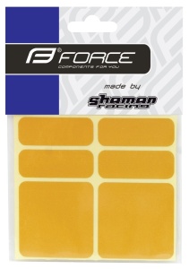 Autocolante Reflectorizante Force Set 6 Bucati Yellow