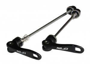 Ax tubular XLC Quick Release-Set QR-L02 Alu/Cr-Mo black fata/spate