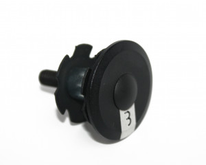 BBB Floare furca 1-1/8" RoundHead neagra