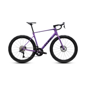 Bicicleta Cube Attain, C:62 SLT, Cosmicpurple Black 2027 - 28"