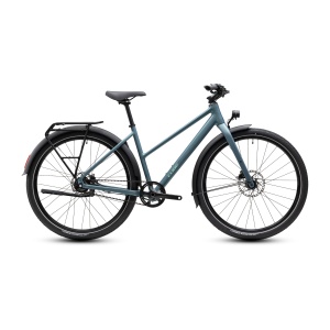 Bicicleta Cube Editor, SLX Fe Trapeze, Greengranit Green 2027 - 28"