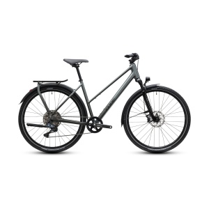 Bicicleta Cube Kathmandu, SLT Trapeze, Flashgrey Chrome 2027 - 28"
