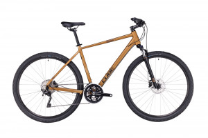 Bicicleta Cube Nature Pro Gold Black 2023