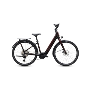 Bicicleta Electrica Cube Kathmandu, Hybrid C:62 SLX 400X Easy Entry, Liquidred Red 2027 - 28"