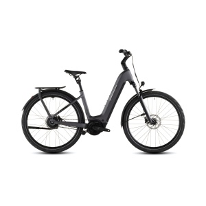 Bicicleta Electrica Cube KATHMANDU HYBRID COMFORT PRO 800 EASY ENTRY, Slabgrey BLACK, 2026 – 28"