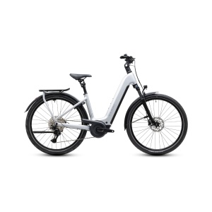 Bicicleta Electrica Cube Kathmandu, Hybrid ONE 800 Easy Entry, Silverstar Reflex 2027 - 28"