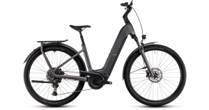 Bicicleta Electrica CUBE, KATHMANDU Hybrid PRO 800, Easy Entry, SlabGray CHROME 2025 - 28"