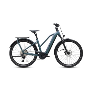 Bicicleta Electrica Cube Kathmandu, Hybrid PRO 800 Trapeze, Smaragdgrey Black 2027 - 28"