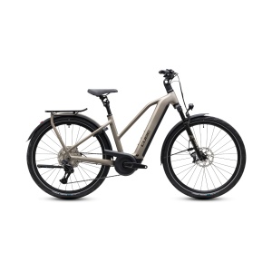 Bicicleta Electrica Cube Kathmandu, Hybrid SLX 800 Trapeze, Flashstone Chrome 2027 - 28"