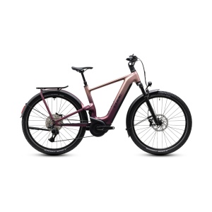 Bicicleta Electrica Cube Nuride Hybrid, ONE11 HPC SLX 800, Mauve Black 2027 - 28"