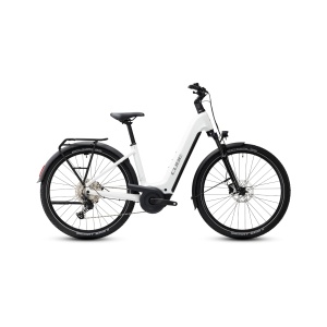 Bicicleta Electrica Cube Nuride Hybrid Performance 720, Easy Entry, Metallicwhite Grey 2027 - 28"