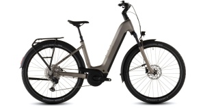 Bicicleta electrica Cube NURIDE HYBRID PRO 800 Easy Entry, Flashstone CHROME, 2026 - 28"