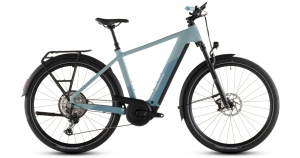 Bicicleta Electrică Cube NURIDE HYBRID SLX 800, Skylight ARUBABLUE, 2026 - 28"