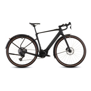 Bicicleta Electrica Cube NUROAD HYBRID C:62 EXC 400X FE, Blackline, 2026 – 28"