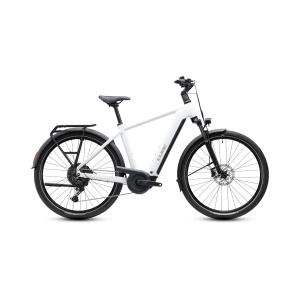 Bicicleta Electrica Cube Touring Hybrid ONE 600, Metallicwhite Chrome 2027 - 28"