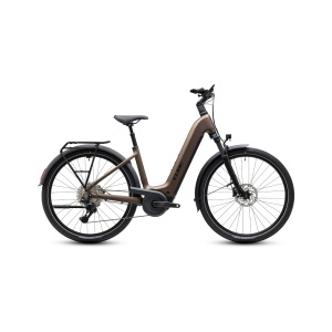 Bicicleta Electrica Cube Touring Hybrid PRO, 800 Easy Entry, Metallicumbra Black 2027 - 28"