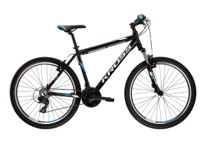 Bicicleta Hexagon 1.0 black / white / blue / glossy