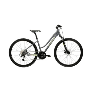 Bicicleta Kross Evado 3.0 grey / green / glossy
