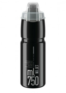 Bidon Elite Jet Plus 750ML, negru/gri