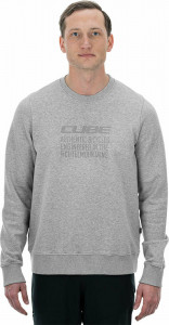 Bluza Cube Organic Sweater Grey Melange