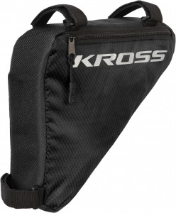Borseta cadru Kross triunghiulara, negru