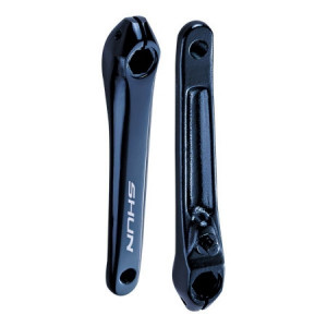 Brate angrenaj S-Shun SS-BMX-02 Otel 175mm pentru BMX negre