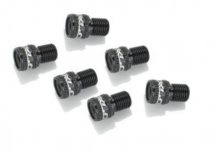 Breloc XLC cu adaptor valva SV la DV/ PV black/black 10 buc/set