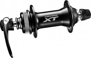 Butuc fata Shimano, Disc Deore XT HBM8000, 32H, 100mm, QR, Centerlock