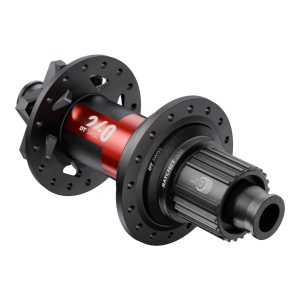 Butuc Spate DT Swiss 240 MTB Clasic DB DEG 90, 157/12 mm TA B+, 32 Gauri, IS 6 Suruburi, Shimano MS12 MTB