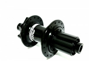 Butuc spate Funn Fantom, alu, 32H, ax 12mm, 142mm, frana disc (6suruburi) negru, AM
