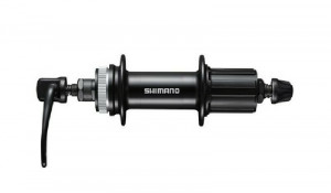 Butuc Spate Shimano FH-MT200-B, 36H, 8/9/10 Vit., Old 141mm, QR 176mm Negru